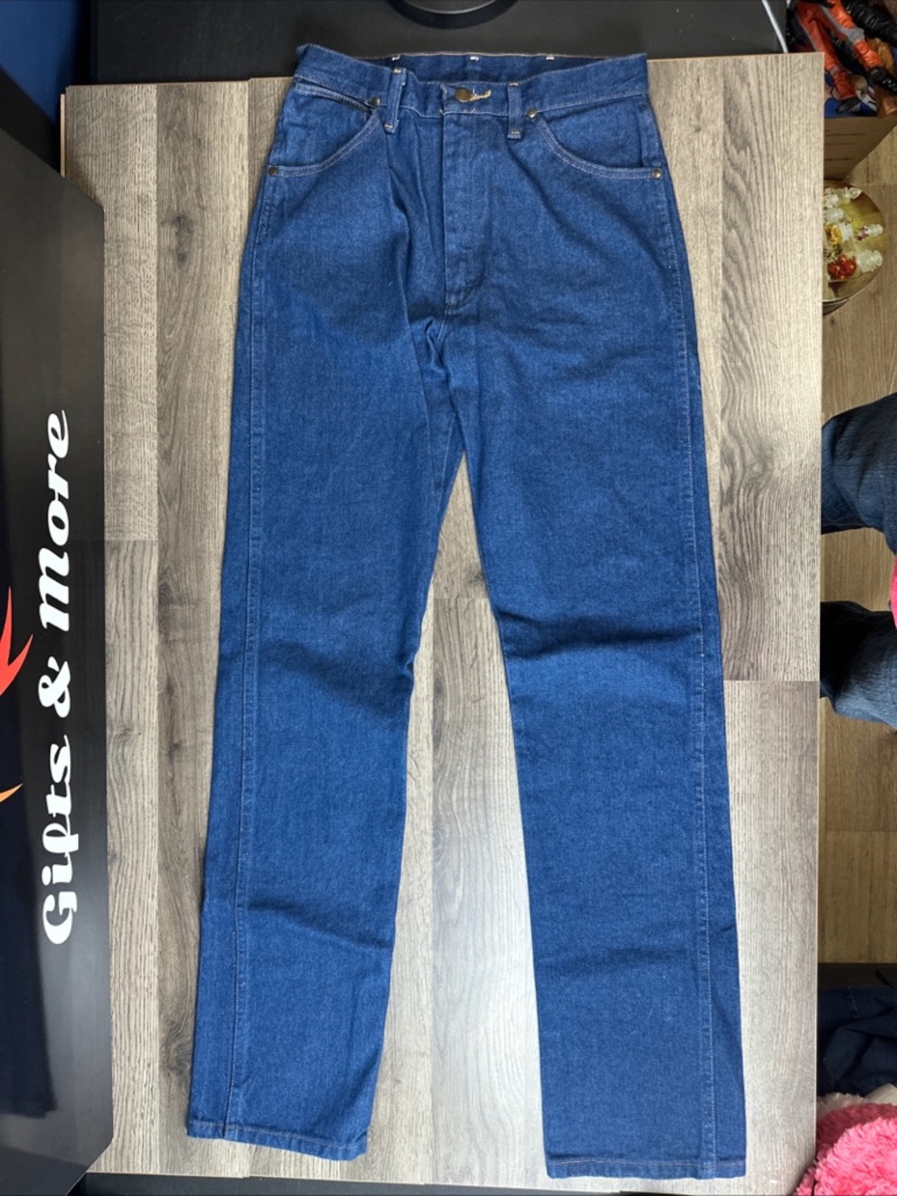 VTG Wrangler 14MWZG Cowboy Cut Jeans 11 x 36 Blue Denim Pants Womens